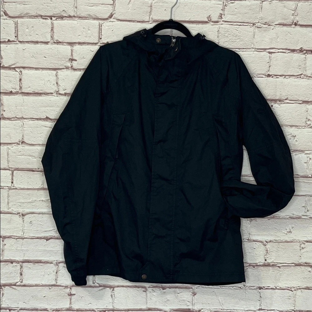 Timberland Waterproof Hooded Jacket Black Medium EUC